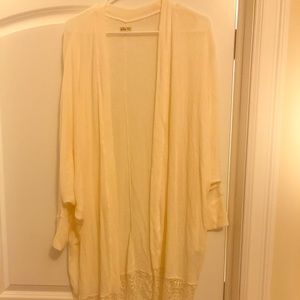 Cream colored kimono